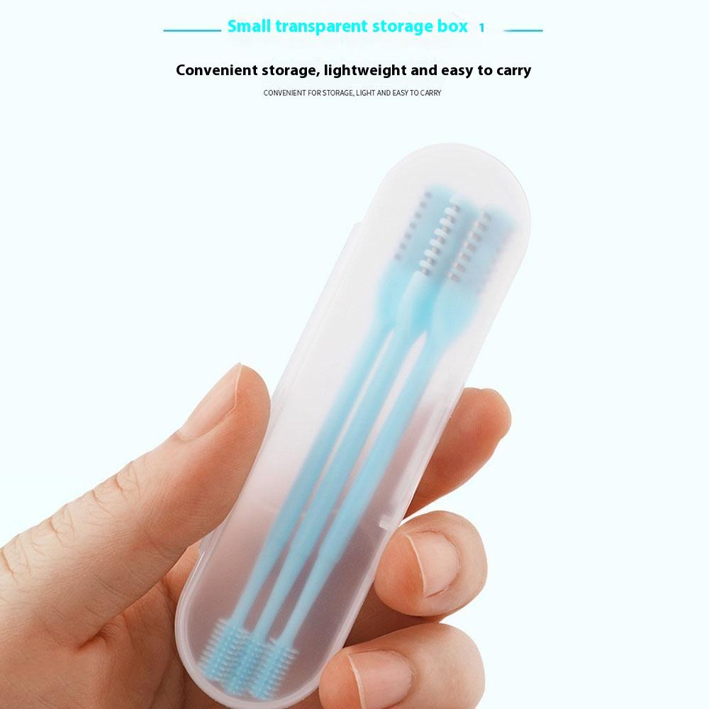 3Pcs Dual Head Nose Hair Trimmer Manual Nasal Cleaner Unisex Portable Nostril Grooming Tool