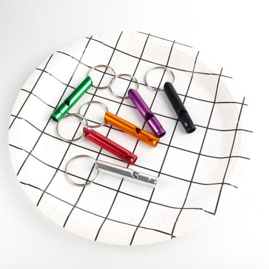 3Pcs Training Whistles Compact Size Loud Crisp Sound High Decibel Rustproof Portable Aluminum