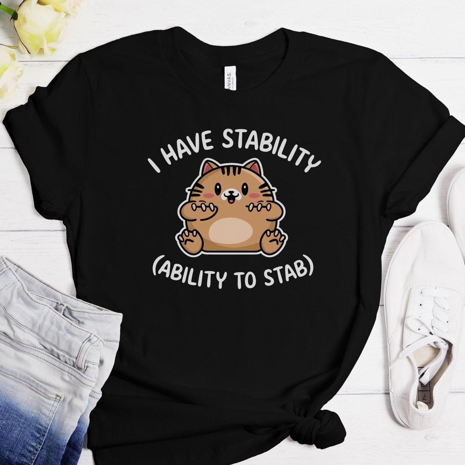 Kawaii Cat Pun T-Shirt: Funny Cat Lover Gift 2XL