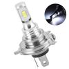 Headlight Fog Lamp LED Bulb Chip for Motorcycle Car WH4 Plug 80W DC 12V 24V(White 3000K )