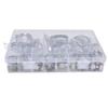 60Pcs Hose Clamp Stainless Steel Adjustable American Type Industrial Tube Clips Set FS090001