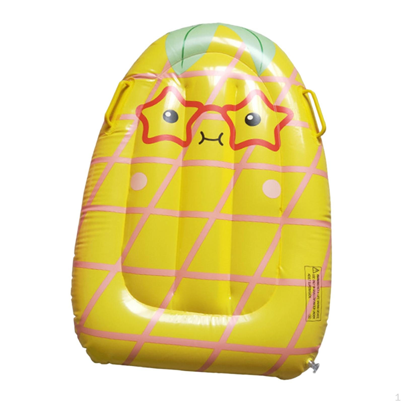 

Inflatable Pool Float for Kids with Handle Beach Fun жёлтый