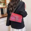 New Fashionable High-end Snake Pattern Bacchus Bag Single Shoulder Crossbody Trendy Women's Bag