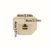 Wooden Hexagonal Jewelry Storage Box, Desktop Organizer for Rings, Necklaces & Small Accessories, Portable Design