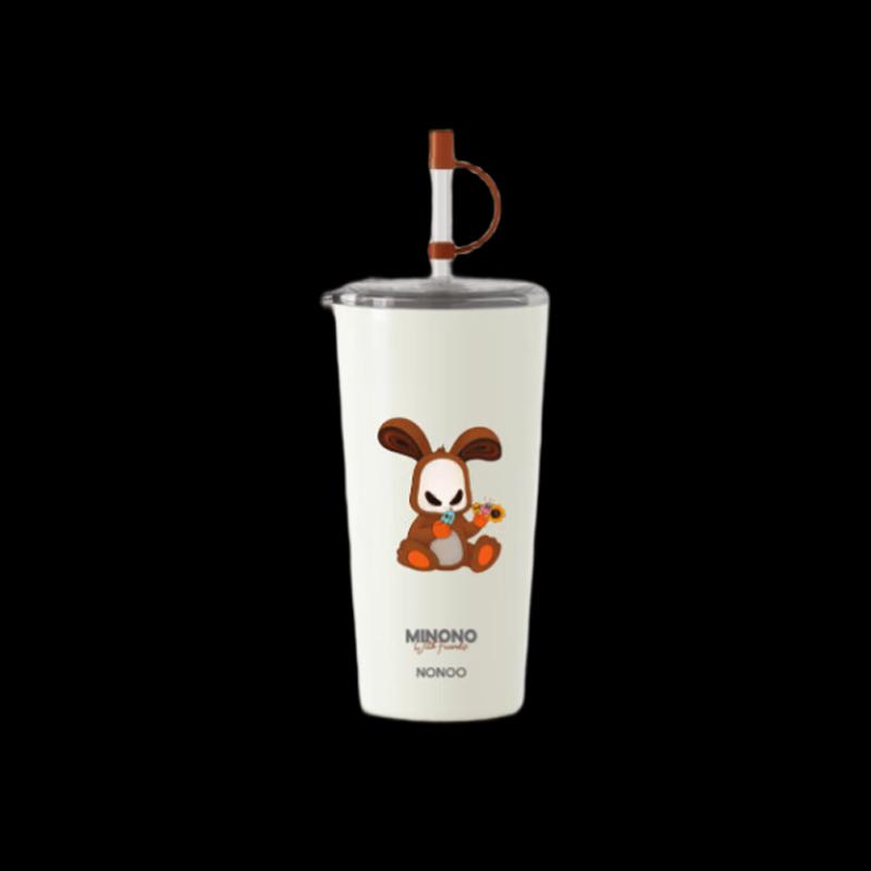 NONOOxMINONO Desktop Coffee Mug with Straw