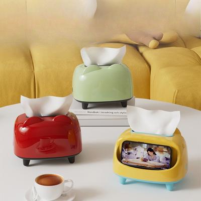 Dopaminový Stolní Box na Papírové Utěrky - Vysoce Kvalitní Vzhled, Jednoduchý Box na Ukládání Papírových Utěrek, Vhodný pro Domácí Použití, Roztomilý Box na Kapesníky