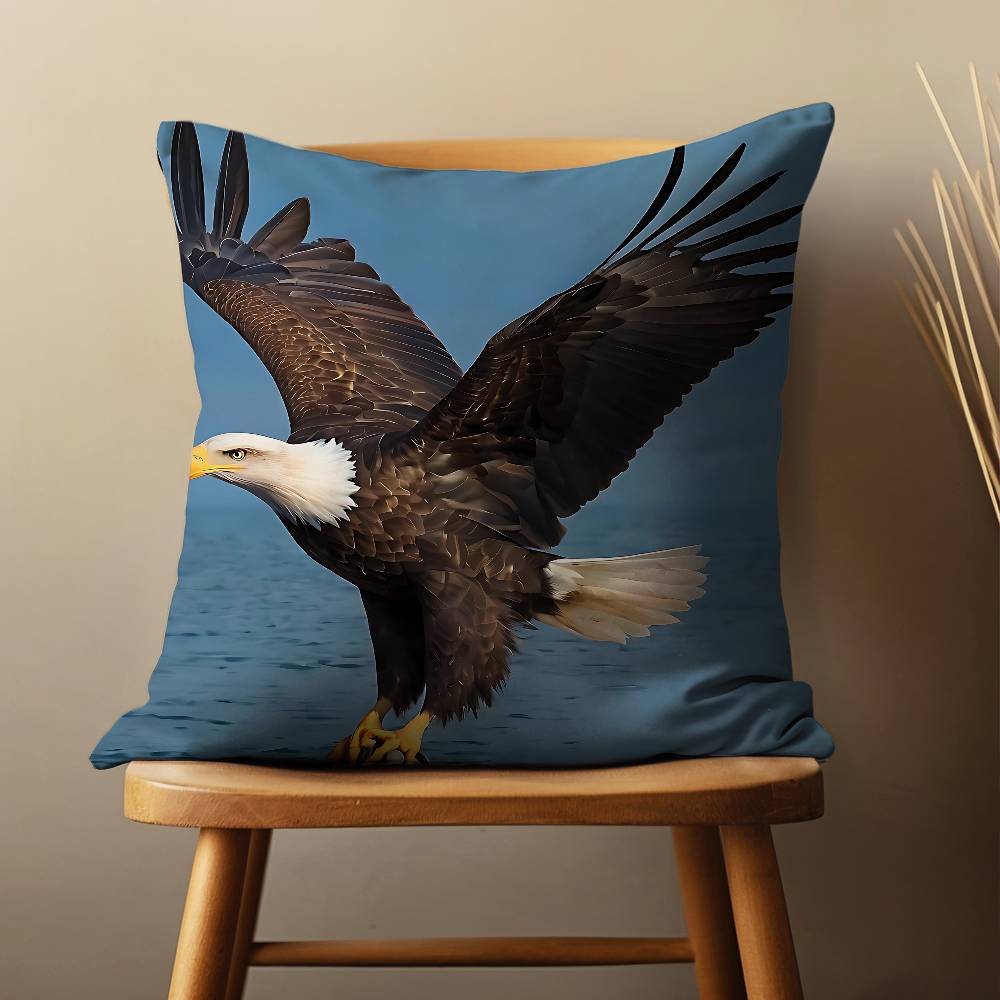 

Cool Eagle Animal Throw Pillow Case For 45*45cm,55*55cm,30*30cm,Car Pillowcase Home Bedchamber Decor Gift 30cmx30cm