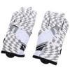 Kids Football Gloves Anti Slip Silicone Breathable Soft Elastic Adjustable Wrist White Youth Wide Re