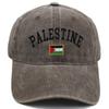 Palestine Flag Baseball Cap Classic Distressed Cotton Headwear Unisex Outdoor Summer Washed Adjustable Vintage Dad Hats Cap