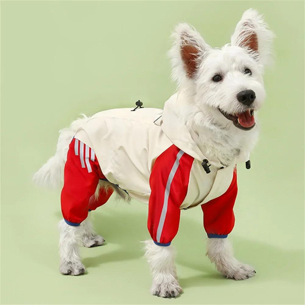 Waterproof Pet Raincoat for Small Dogs Summer Puppy Dog Jumpsuit Clothes Yorkies Chihuahua Pinscher Raincoats mascotas Overalls