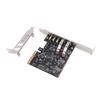 PCIe USB 3.2 Gen 2 Expansion Card 10Gbps 5 Ports USB Hub PCI Express 3.0 X4 Adapter for Desktop SSD Box Workstation