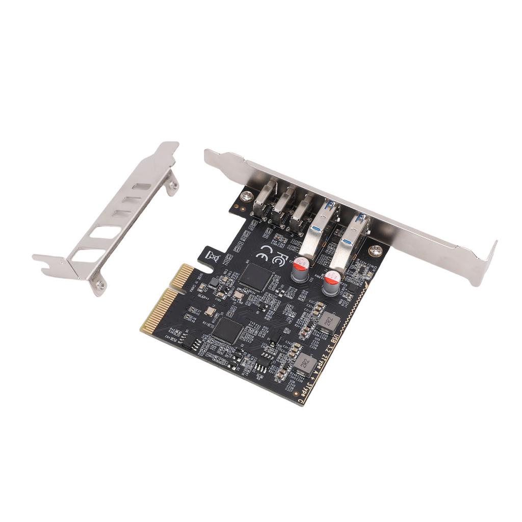 PCIe USB 3.2 Gen 2 Expansion Card 10Gbps 5 Ports USB Hub PCI Express 3.0 X4 Adapter for Desktop SSD Box Workstation