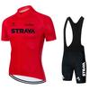 Foreign Trade Hot-selling Short-sleeved Cycling Suit Men's Tight-fitting Bicycle Downhill Suit Outdoor Quick-drying Breathable Mountain Bike
