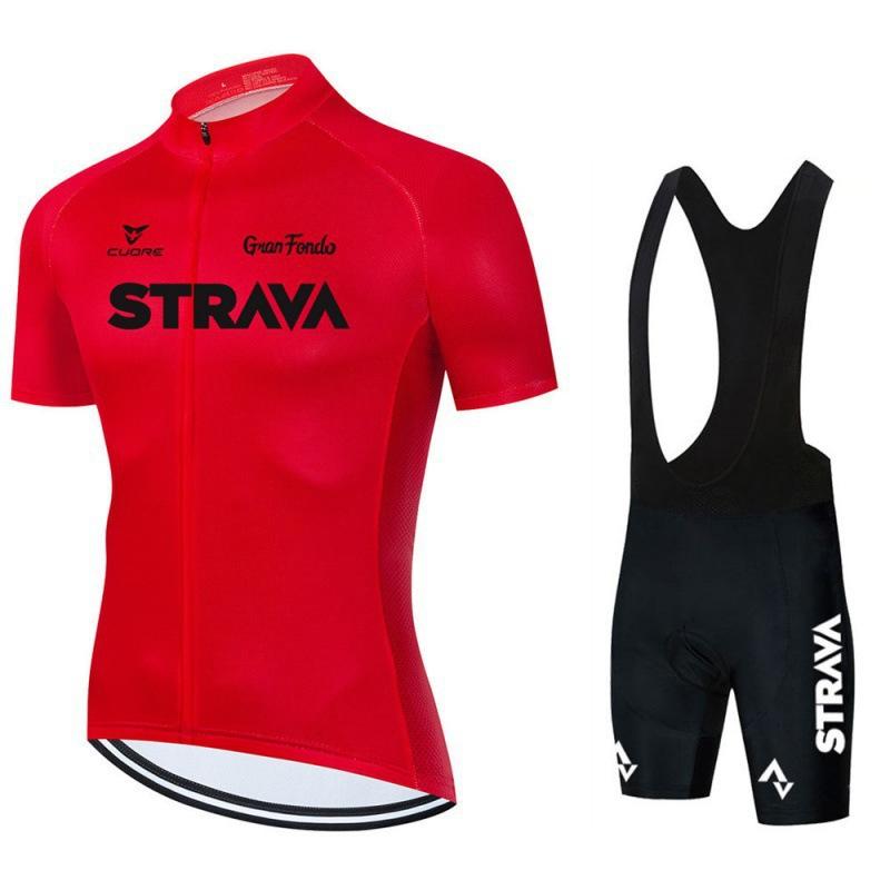Foreign Trade Hot-selling Short-sleeved Cycling Suit Men's Tight-fitting Bicycle Downhill Suit Outdoor Quick-drying Breathable Mountain Bike