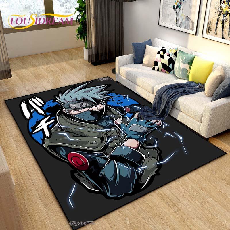 Bandai Naruto Cartoon Anime Carpet for Living Room Bedroom Cute Rugs Kitchen Door Kids Un-slip Floor Mats Alfombra Birthday Gift