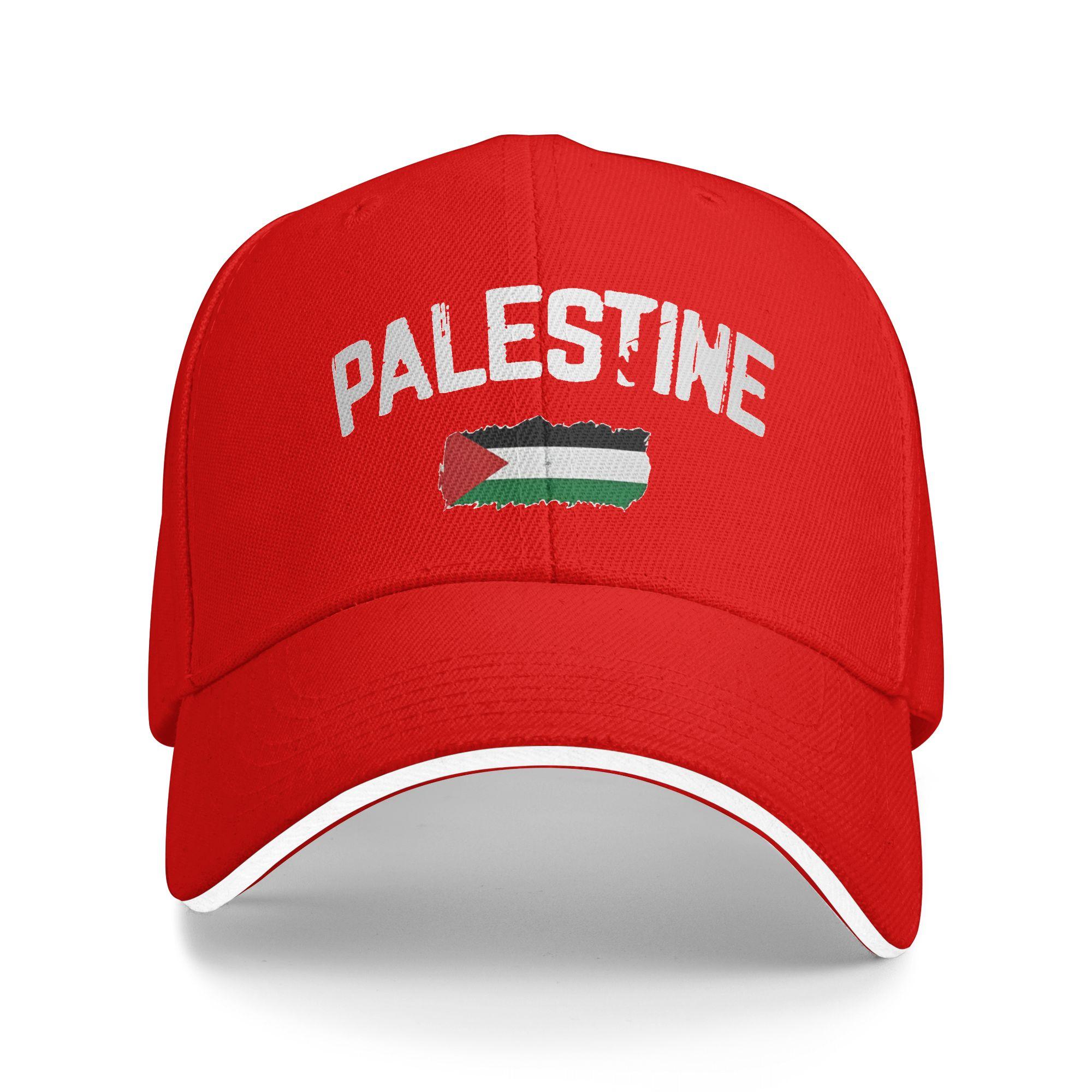 Palestine Flag Baseball Cap Outdoor Sport SunProof Hip Hop Hats FeUnisex Unisex Stylish Design Baseball Caps One Size