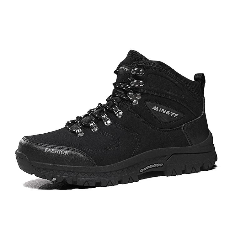 Chaussures de Randonnée Extérieure Homme Lacets Antidérapantes Montantes Chaussures Homme Confortables à Semelles Épaisses Durables Chaussures de Sport Décontractées Homme