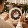 Christmas Cross Wall Decor for Living Room Fireplace Mantel Holiday Home Hanging Ornament