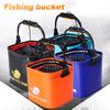 Fishing Bucket Folding Portable Collapsible Multifunctional Fish Live Bait Container for Fishing