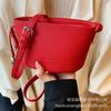 This Year's Popular Small Bag Women's Summer 2025 New Simple and Versatile Shoulder Messenger Bag Korean Version Bucket Bag