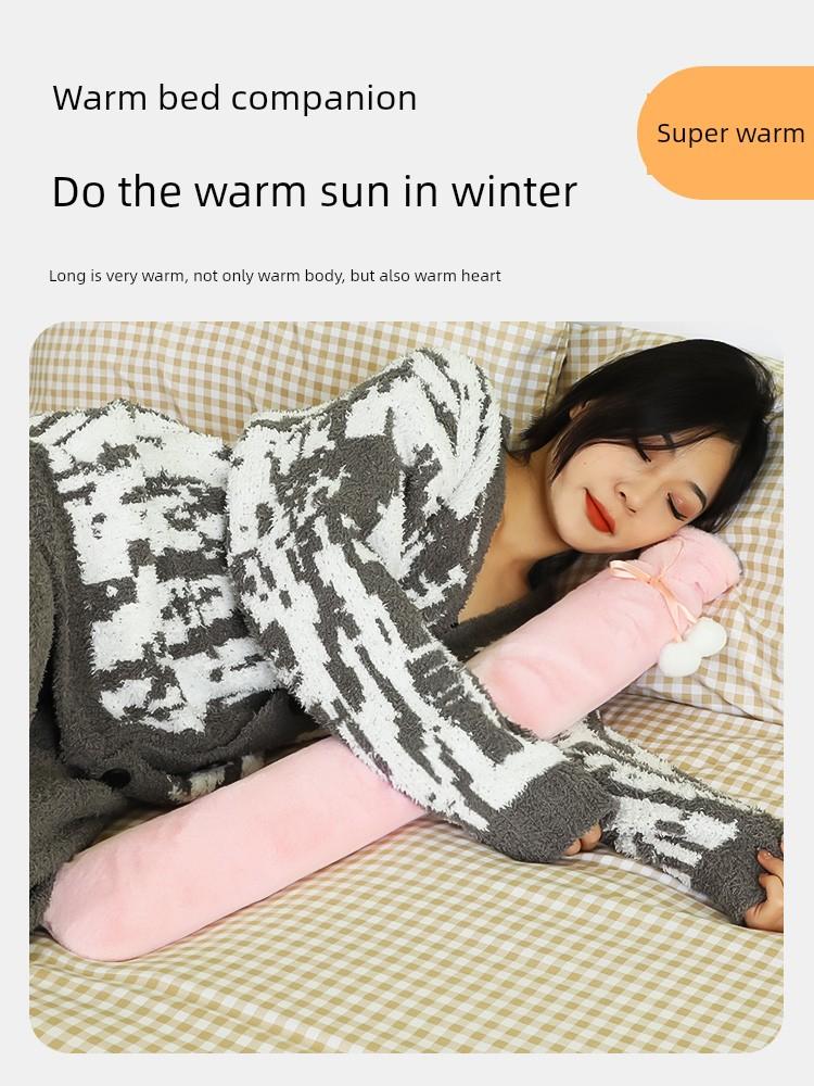Warm Fire Long Hot Water Bags Water Injection Hand Warmer Heating Pad Bed Special Irrigation Warm Bed Winter Kids Warm Feet