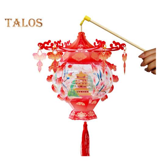 

Китайский Новый год DIY Фонарь Набор Ручной Фонарь В Старом Стиле Дети DIY Поделки Для Праздника Весны День Рождения Baby Shower Свадьба красный
