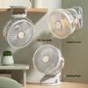 Multi-Functional USB Clip Fan with LED Light for Desktop & Wall Mounting