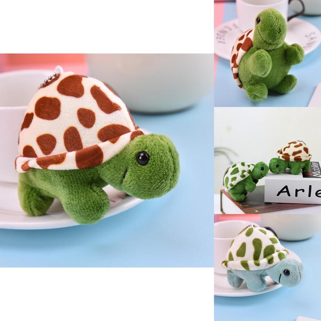 Chaveiro Adorável de Tartaruga de Pelúcia Animal de Pelúcia Macio Enfeite de Bolsa Presente Fofo