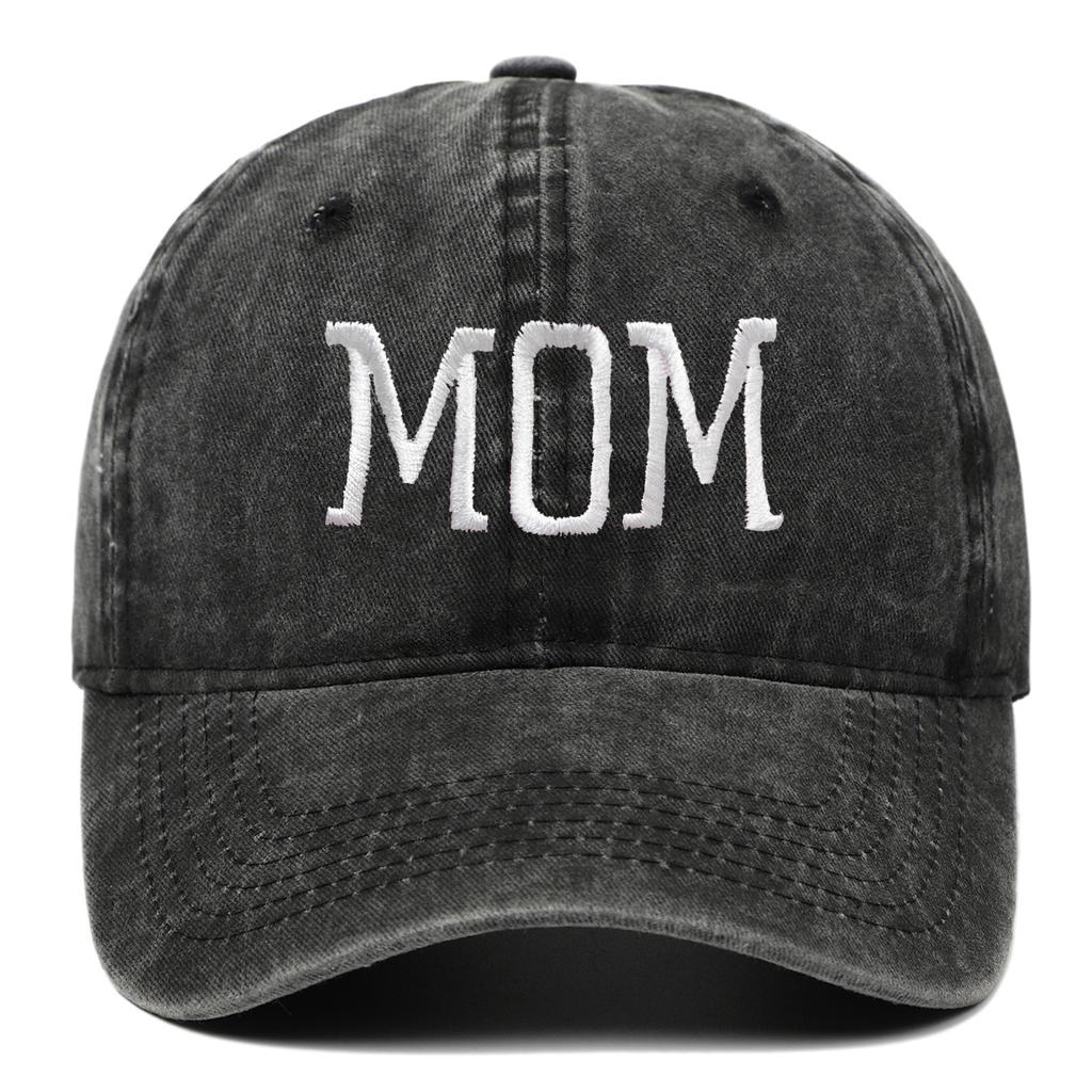 Mom and Dad Embroidered Baseball Hat Retro Sports Running Sunscreen Leisure Daily Versatile Travel Duck Tongue Hat
