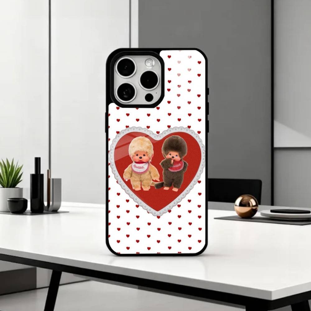 Plush Doll M-Monchhichis Phone Case For iPhone17,16,15,14,13,12,11 Plus,Pro Max Magnetic For Magsafe Wireless Charging
