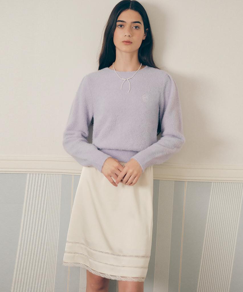 Lora Lora Lace Slip Skirt Ivory