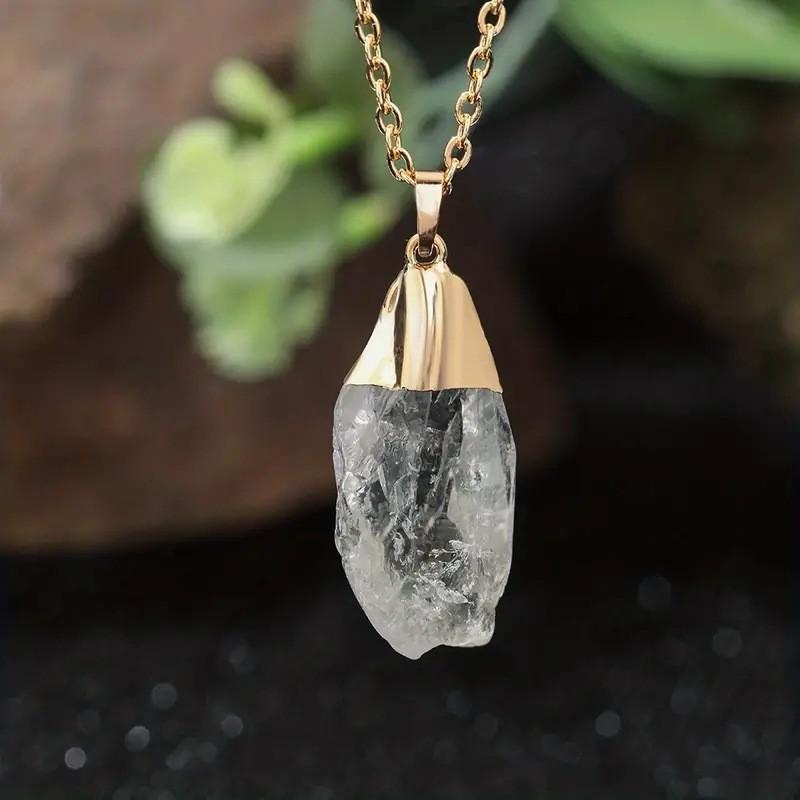 Natuurlijke Kristallen Hanger Met Gepolijst Paars Kwarts Voor Doe-het-zelf Sieraden Maken