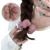 1PC Little Flower Hair Band Party Red Black Filled Cotton New Love Bow Plaid Intestine Ring Hair Accessories Hair Rings Girls