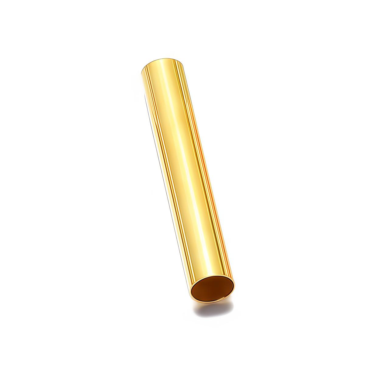 

50/100PCS Copper Hollow Tube Spacer Beads Connectors Straight Bead for DIY Bracelet Necklace Jewelry Making Finding Accessories 2x10mm - 50PCS золотой