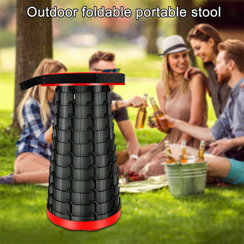 Retractable Foldable Adjustable Stool Outdoor Portable Subways Waiting Outdoor Travel Small Seat