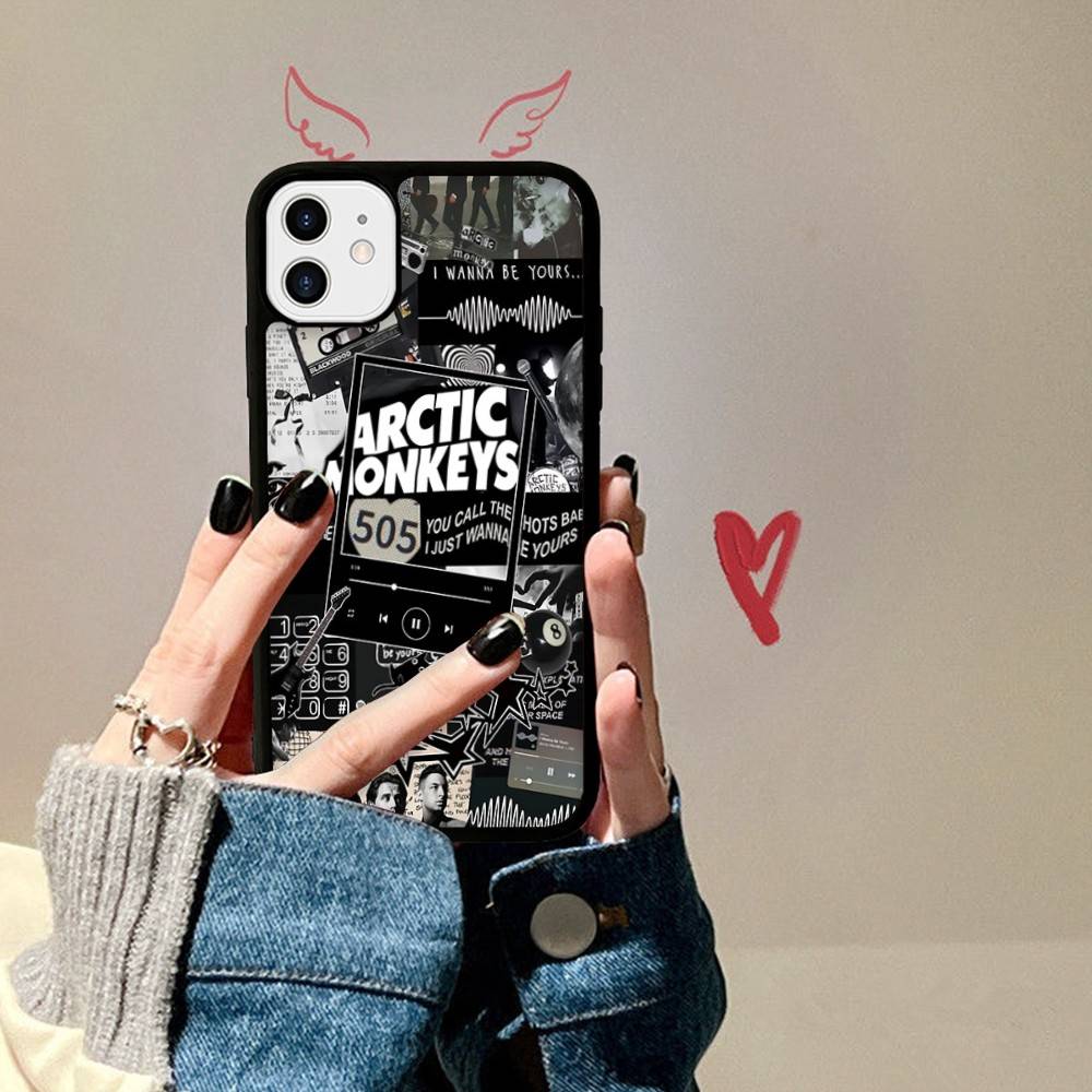 Rock Band A-Arctic M-Monkeys For IPhone 17 16 15 14 13 12 11 Pro Max Plus Mini PC+TPU Back Phone Cover