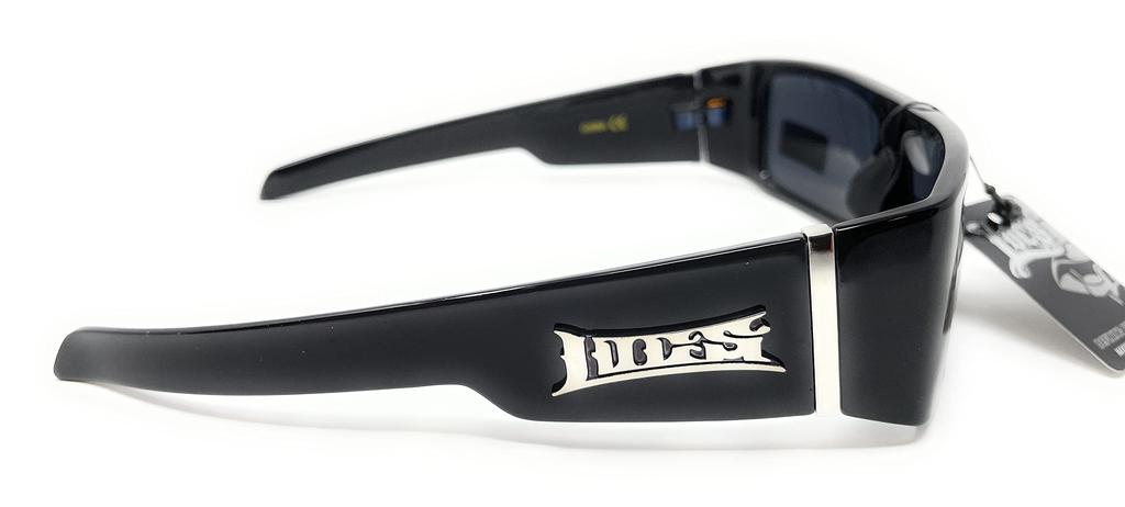 Ochelari de Soare Hard Core Locs Cholo Gangster Pătrați Rectangulari Mad Dog SUA Mărime Unică Negru Mărime Liberă Culoare