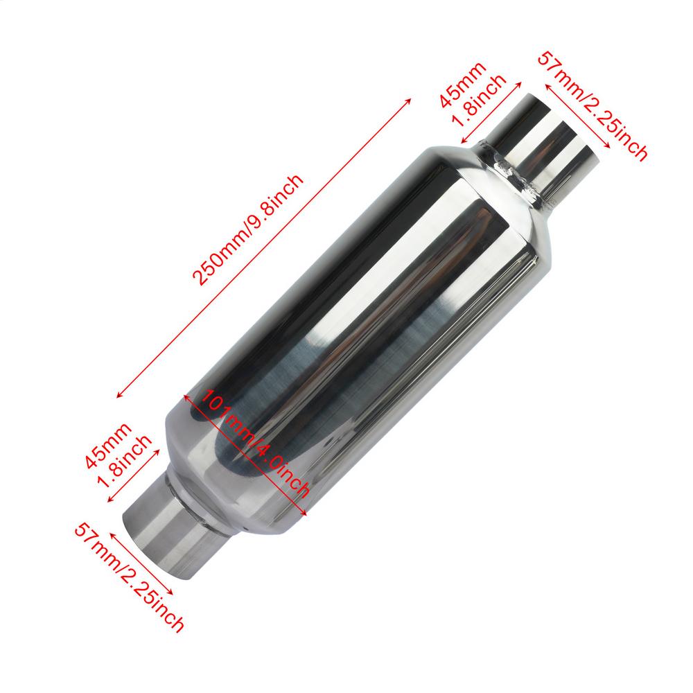 Car Muffler Car Exhaust System Muffler Pipe Automotive Replacement Parts for Reduce Engine Noise Racing Quiet Driving Pipes