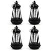 Retro Kerosinlampe Wasserdichte Solarkerzenlaterne LED Landschaft Hof Hängelichter Außen Garten Dekoration