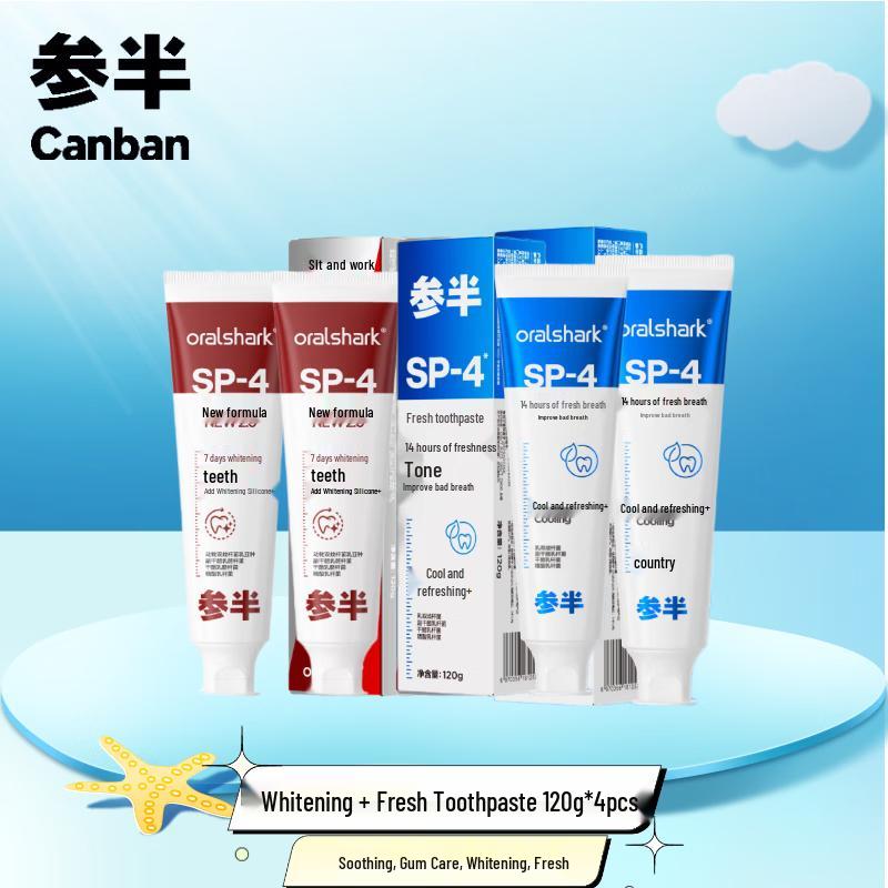Semi SP-4 Whitening & Fresh Toothpaste 4-Pack