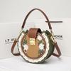 Hvauen leather niche cute bag new small round bag girls messenger birthday gift