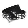 2026 Fashion Rivet Belt for Men Women Studded Belt Punk Rock With Pin Buckle Drop Shipping Black Waistband Jeans Accessories