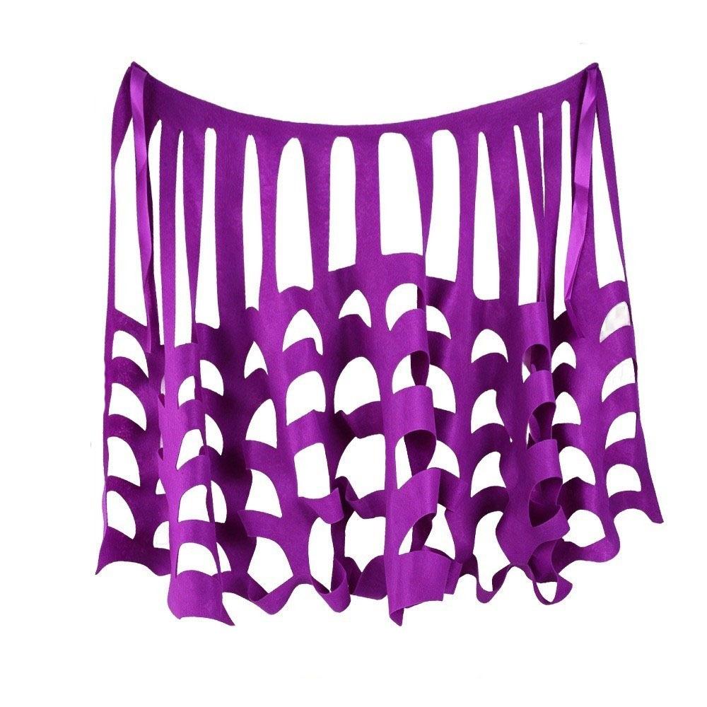 Felt Material Halloween Cape Solid Color Felt Mesh Cape Retro Cosplay Cloak Adult