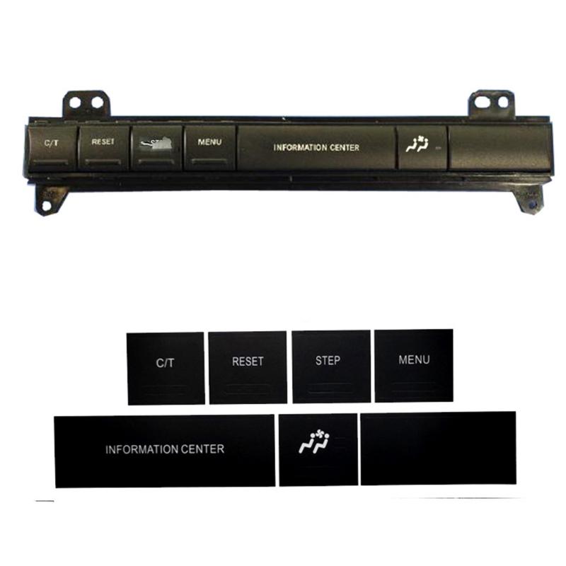Car Control Panel Key Covers Stickers Scratch Resistant Long Lasting Ideal For Enhancing And Safeguarding Car Interiors