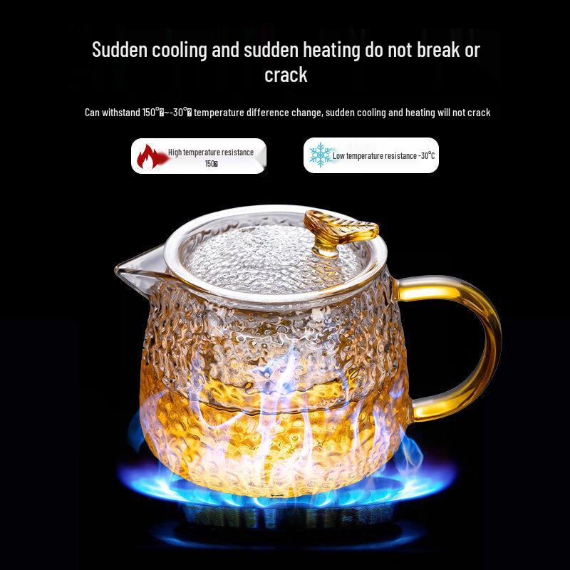 Songhui Lingyun Hammered Glass Teapot Set