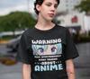 Funny Anime Talk About Anime Cosplay Fan Womens Oversized Shirt 100% Cotton