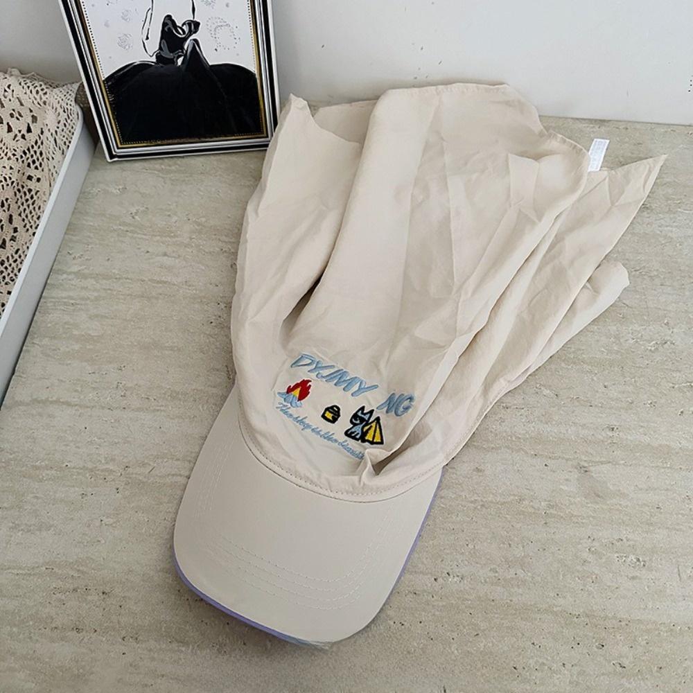 Breathable Headscarf Baseball Hat Sunshade Sunshade Baseball Cap Ladies