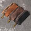 Large Capacity Men Key Ring Pouch Anti-lost Car Key Retro Money Bag  Shopping