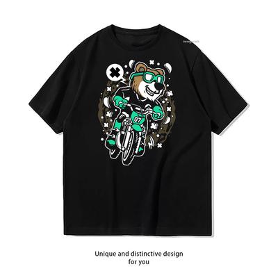 Graffiti Goggles Art Cotton T Shirt Unisex Adult Couple Streetwealtops Tee Short Sleev Casual