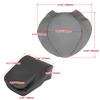 Black Motorcycle Driver Seat Cover Waterproof Sunscreen Motorbike Passenger Cushion Cover For Yamaha Virago XV 400 535 1987-up